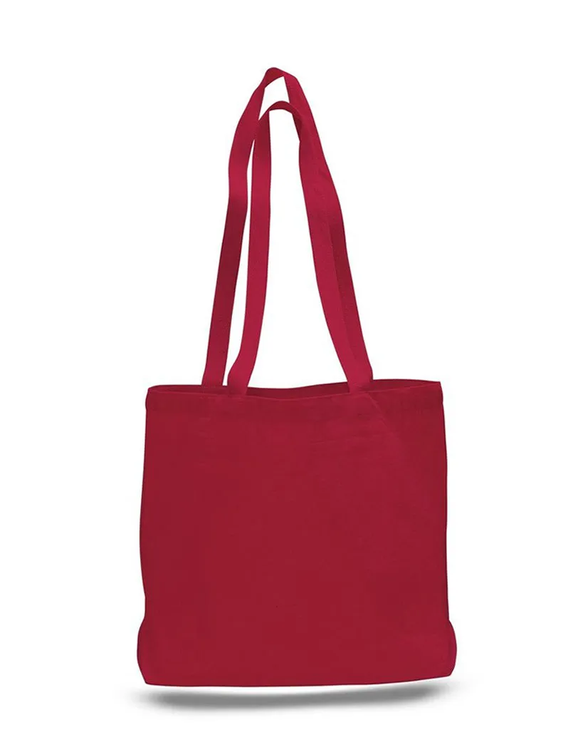 12 ct Large Canvas Value Messenger Tote Bags - By Dozen