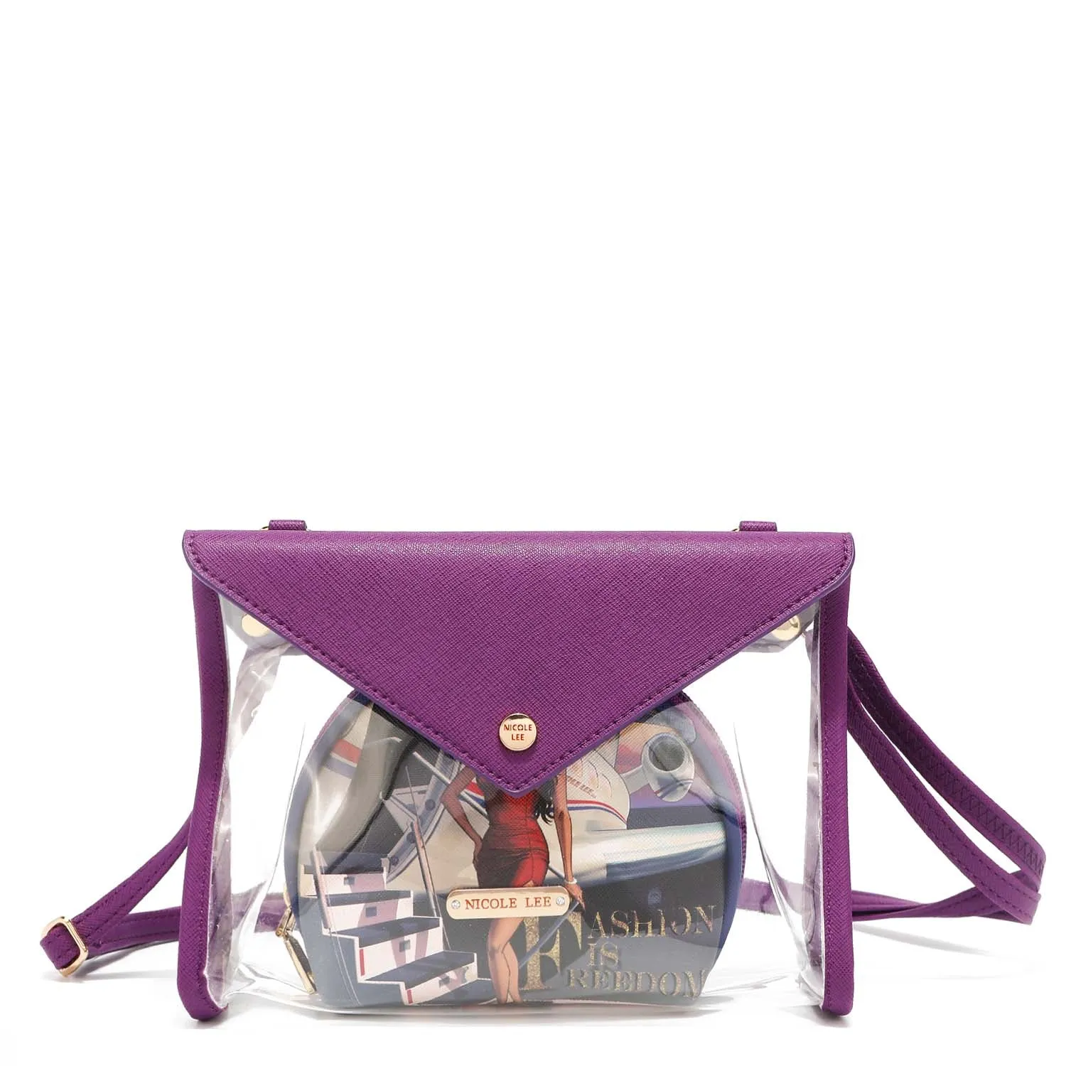 2 PIECE COSMETIC POUCH CROSSBODY