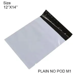 915 Tamper Proof Courier Bags(12X14 PLAIN NO POD M1) - 100 pcs