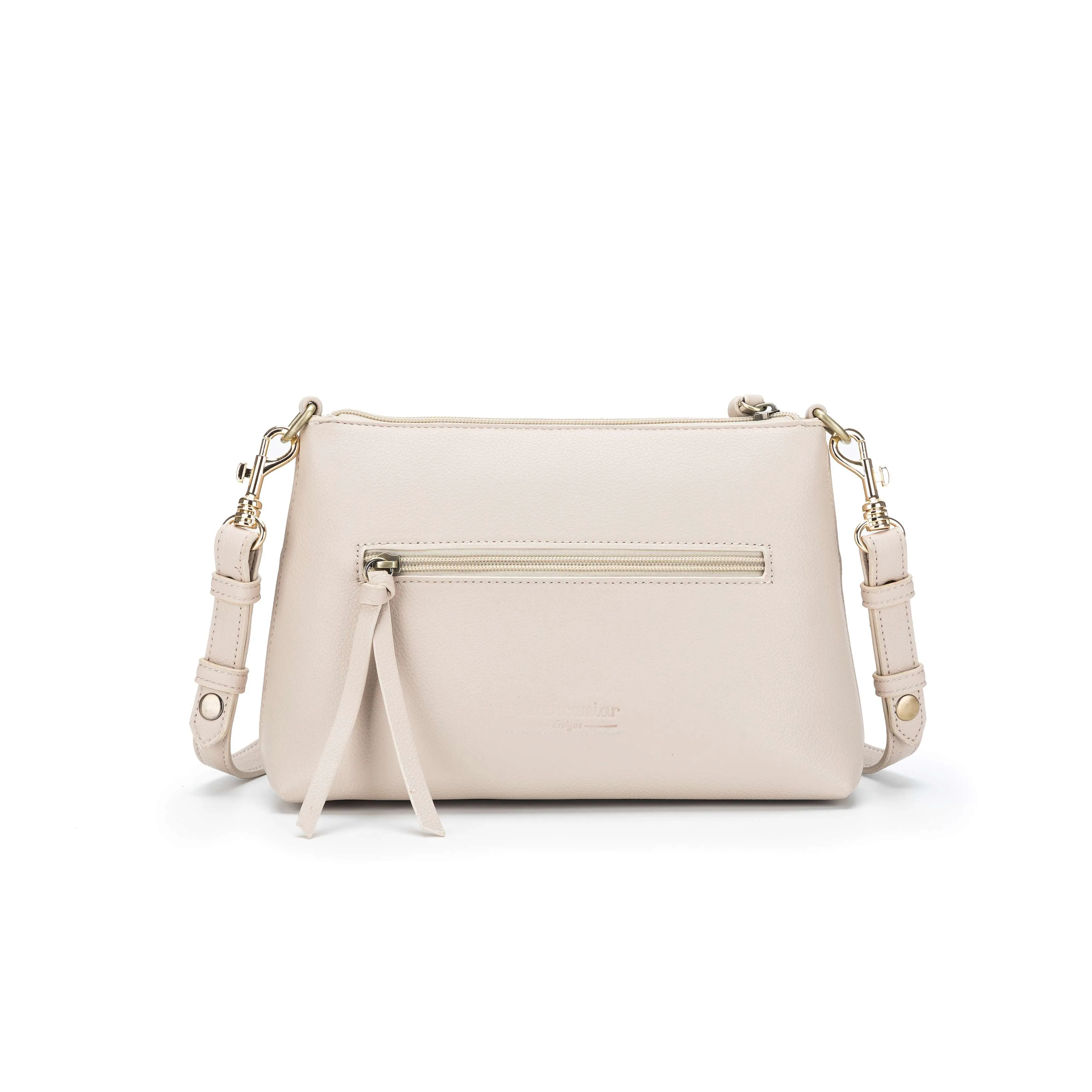 Alessia Oatmeal Crossbody Bag