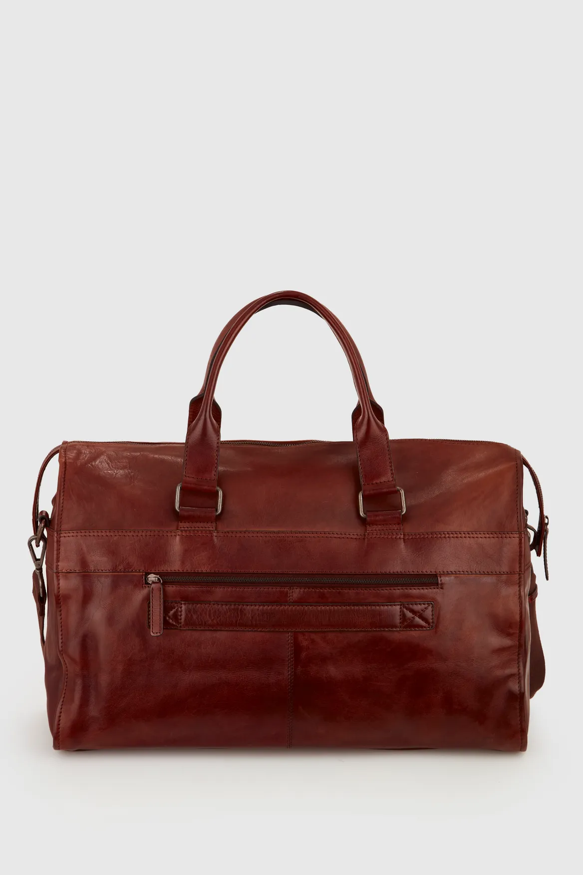 Angus Leather Tall Weekender