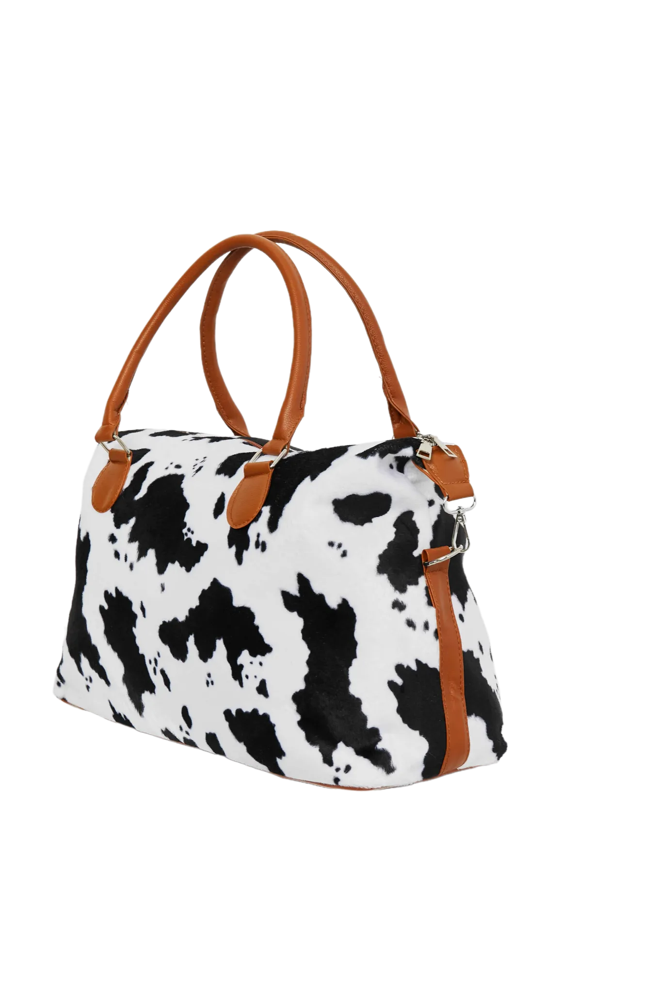 Animal Print Brushed Weekender Bag