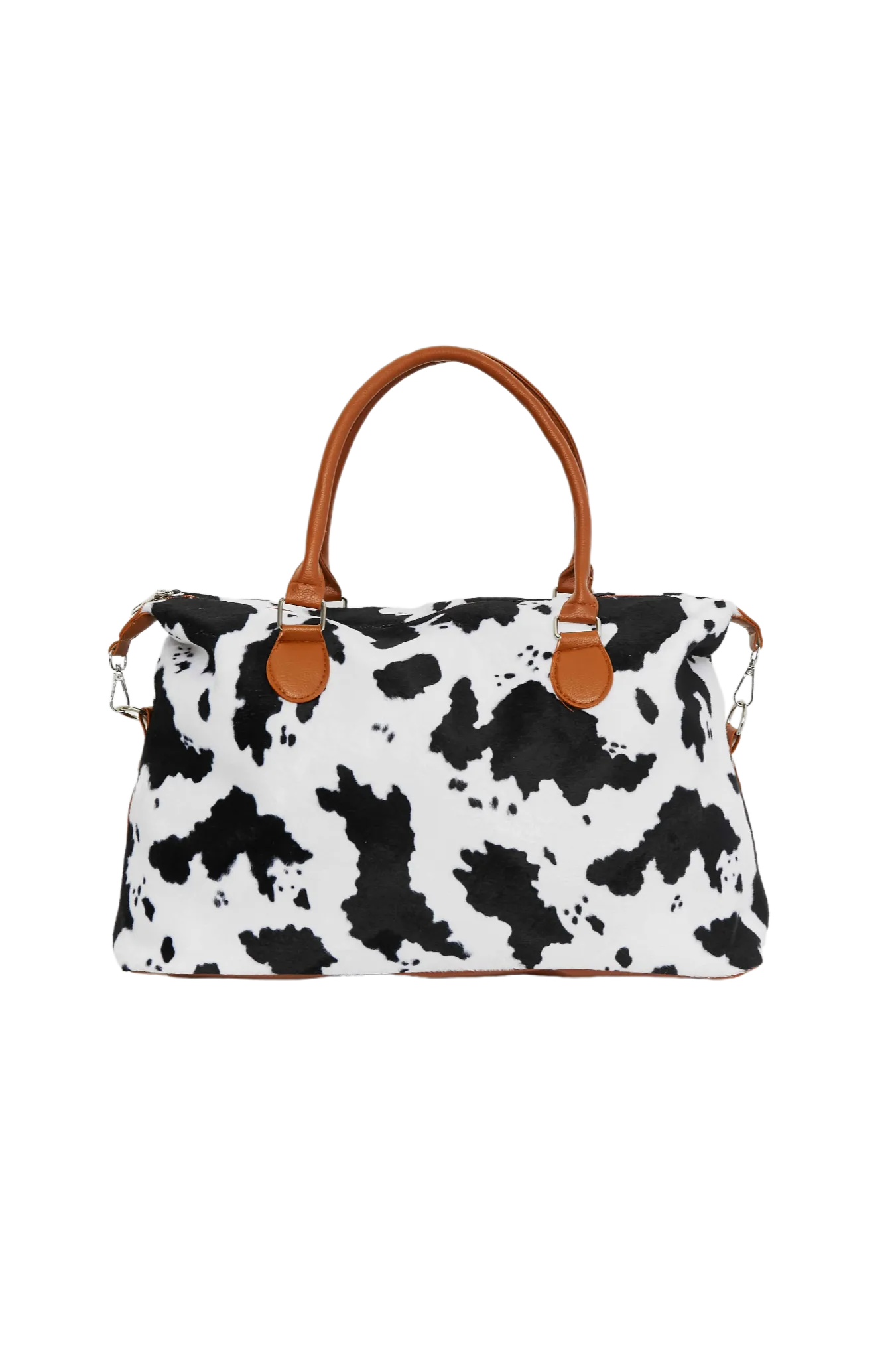 Animal Print Brushed Weekender Bag