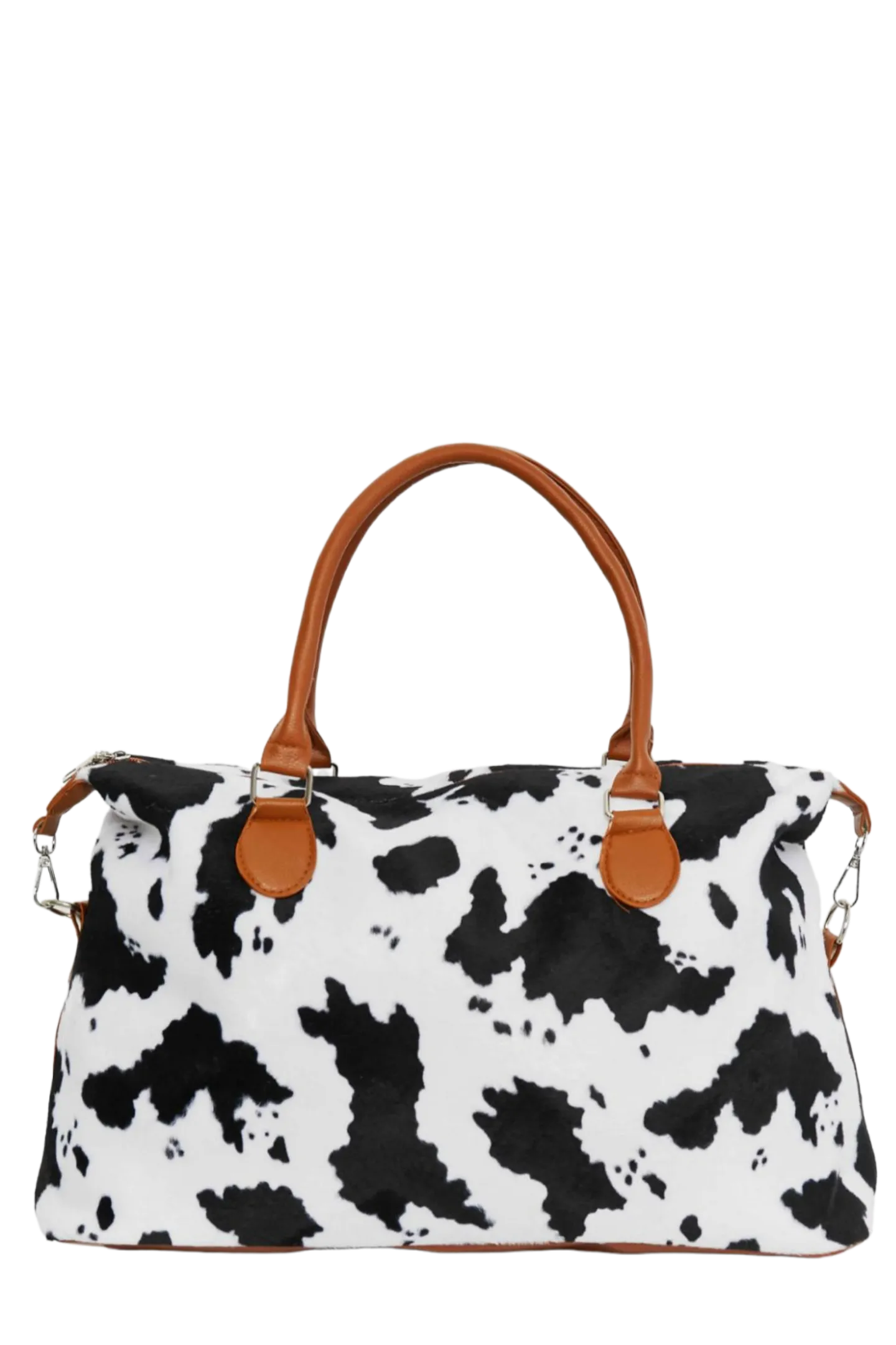 Animal Print Brushed Weekender Bag