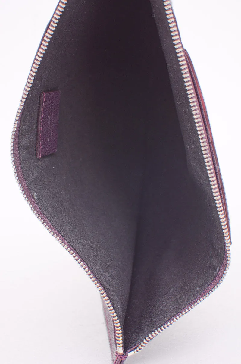 ANTIGONA PURPLE CLUTCH