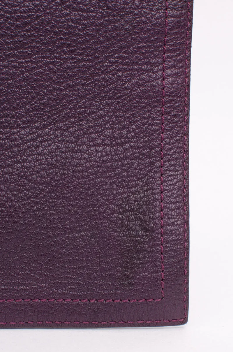 ANTIGONA PURPLE CLUTCH