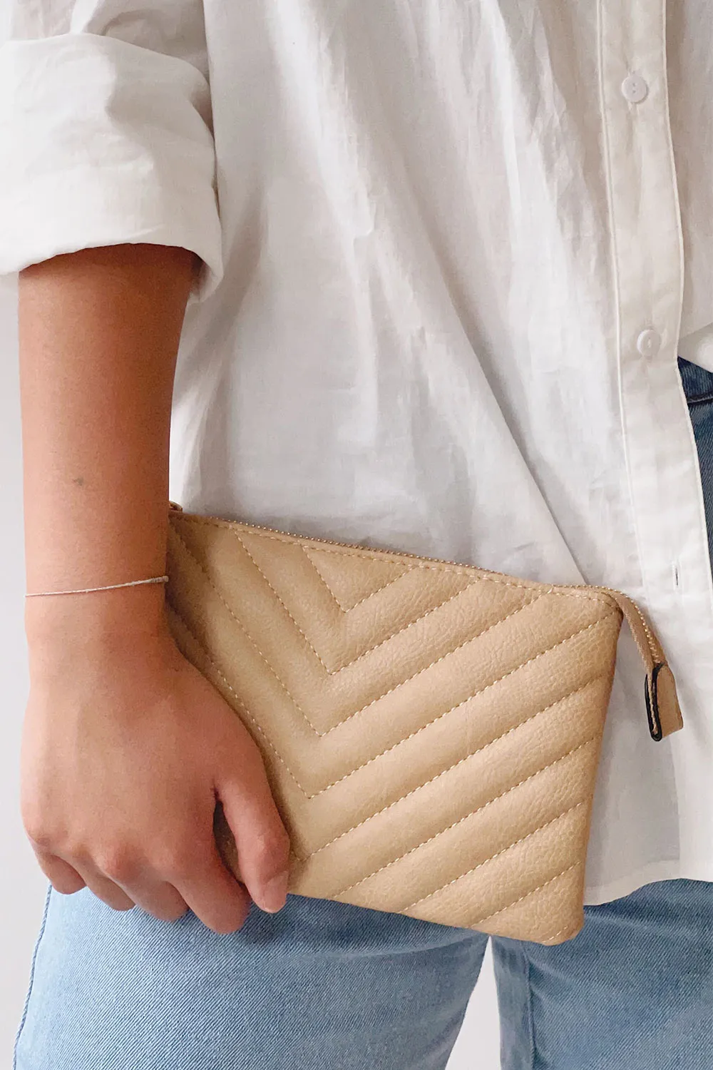 Aspen Khaki | Crossbody Clutch Bag