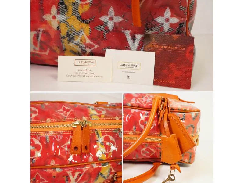 Authentic Pre-owned Louis Vuitton 2008 Collection Monogram Pulp Rose Weekender Pm Bag M95734 220022