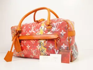 Authentic Pre-owned Louis Vuitton 2008 Collection Monogram Pulp Rose Weekender Pm Bag M95734 220022