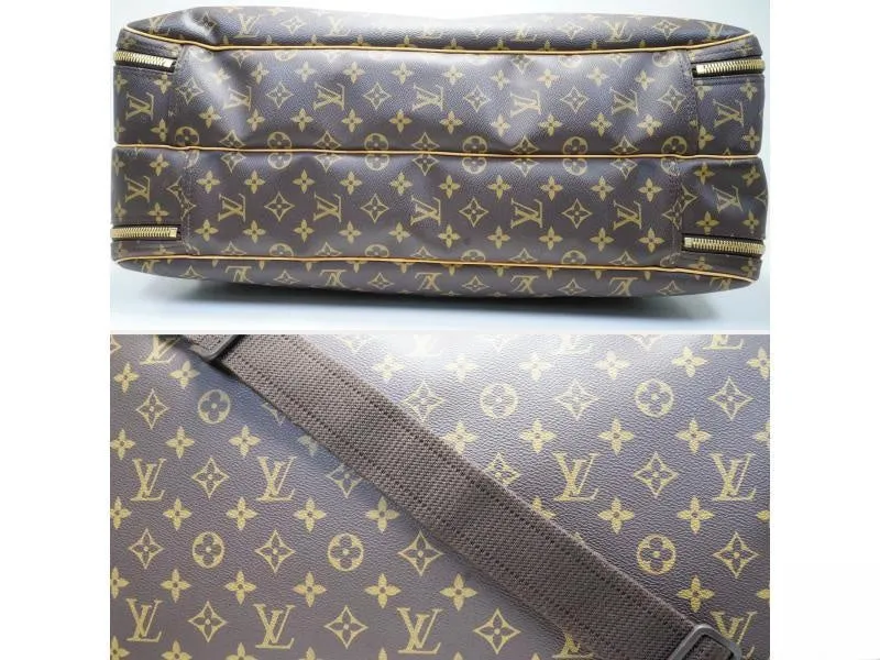 Authentic Pre-owned Louis Vuitton Monogram Alize 2 Poches 2-way Compartment Travel Bag M41392 180888