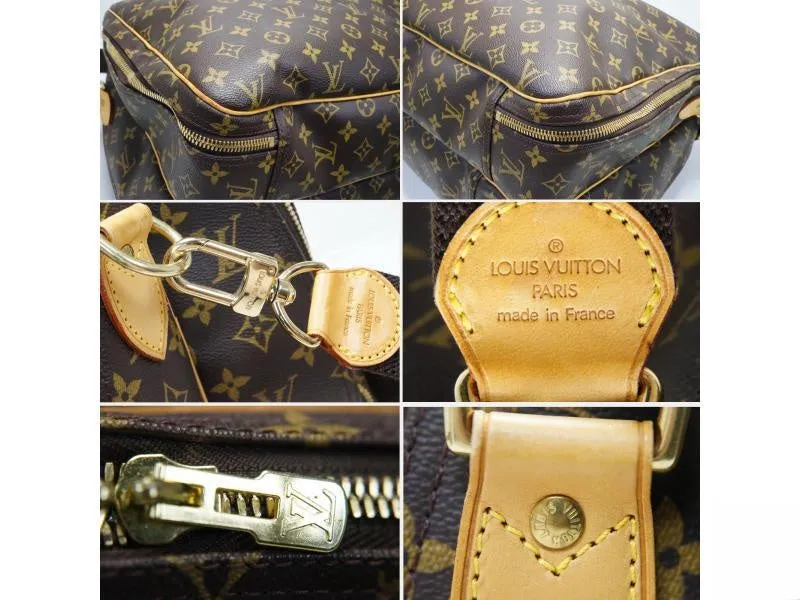 Authentic Pre-owned Louis Vuitton Monogram Alize 2 Poches 2-way Compartment Travel Bag M41392 180888