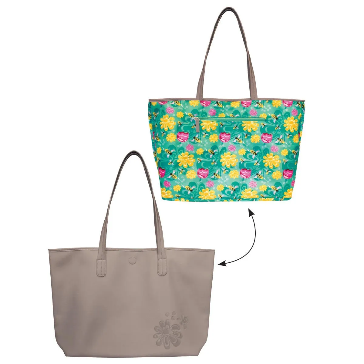 Bag - Reversible, Bee and Blossoms