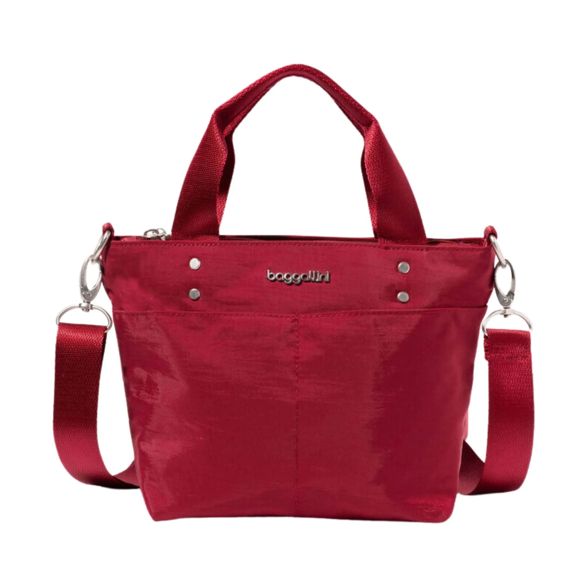 Baggallini Mini Carryall Tote - Ruby Red