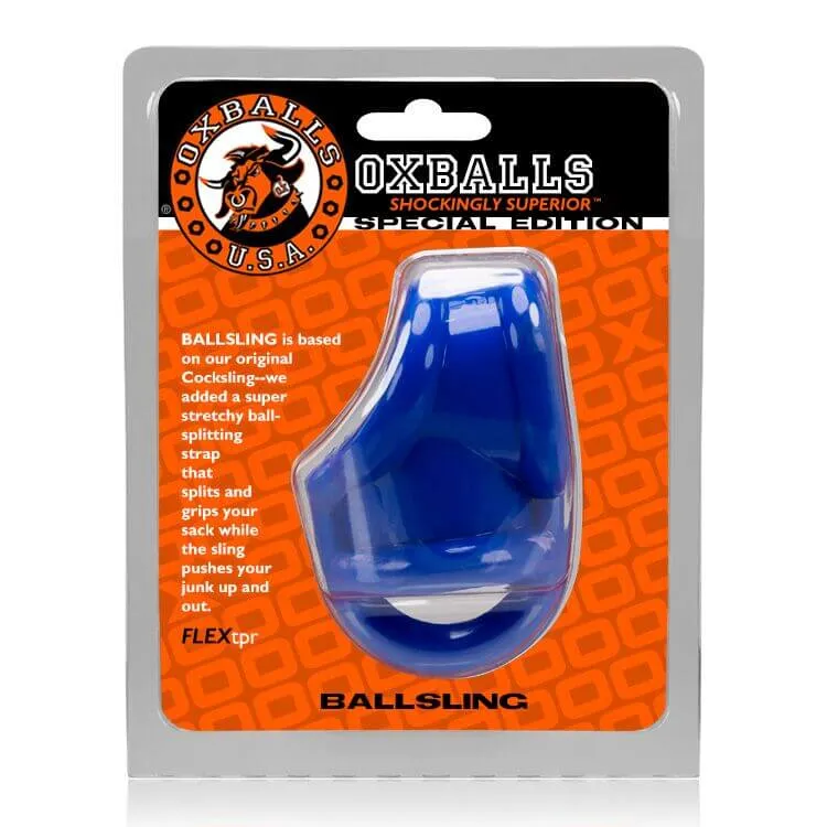 Ballsling Ball Split Sling from Oxballs Police Blue