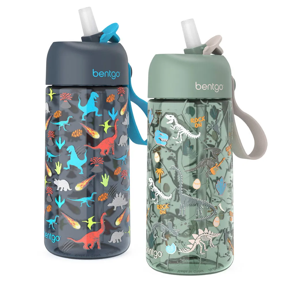 Bentgo Kids Prints Water Bottle (2-Pack)