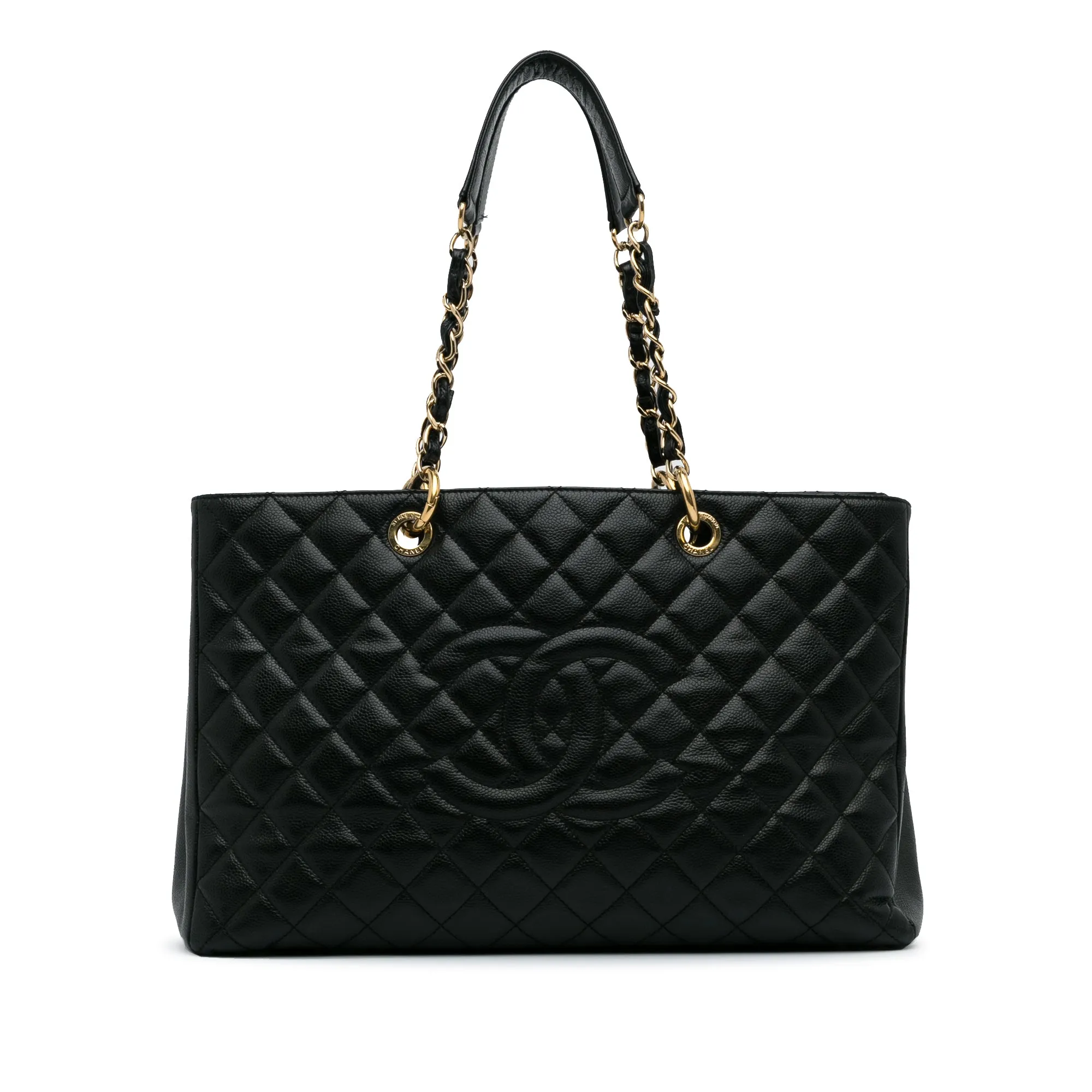 Black Chanel Caviar Grand Shopping Tote XL