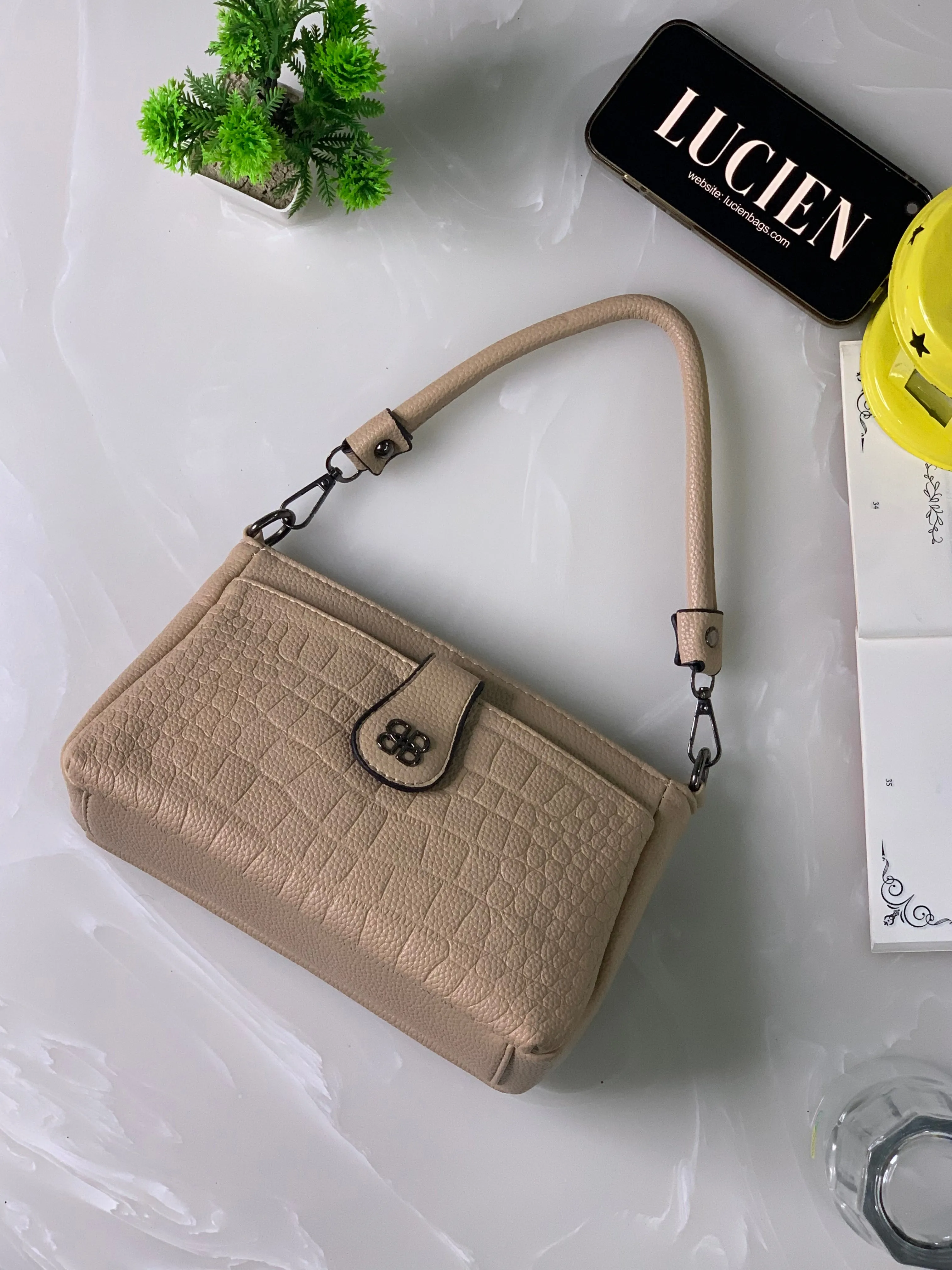 Camile Multi Zipper Slingbag