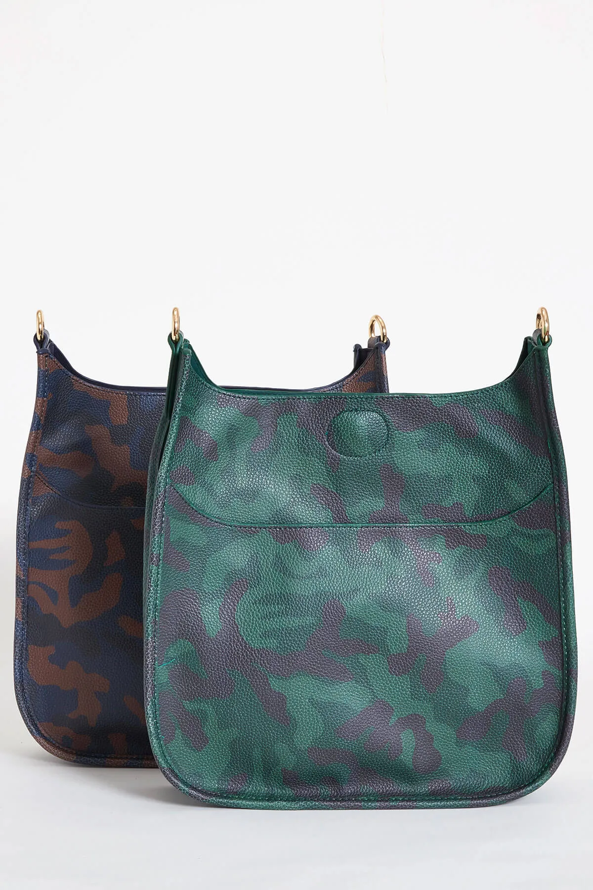 Camo Vegan Messenger Bag- STRAP NOT INCLUDED