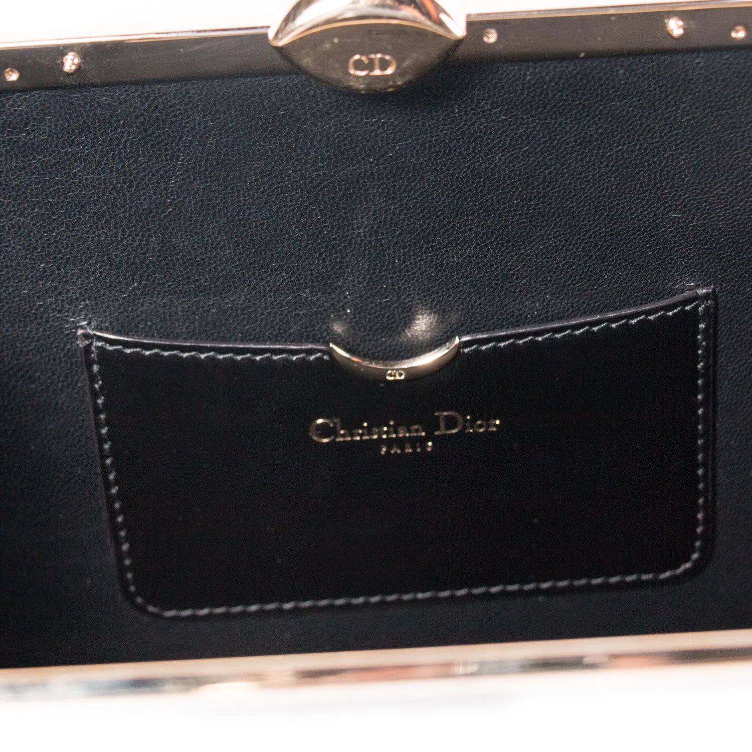 Christian Dior Box Clutch Bag