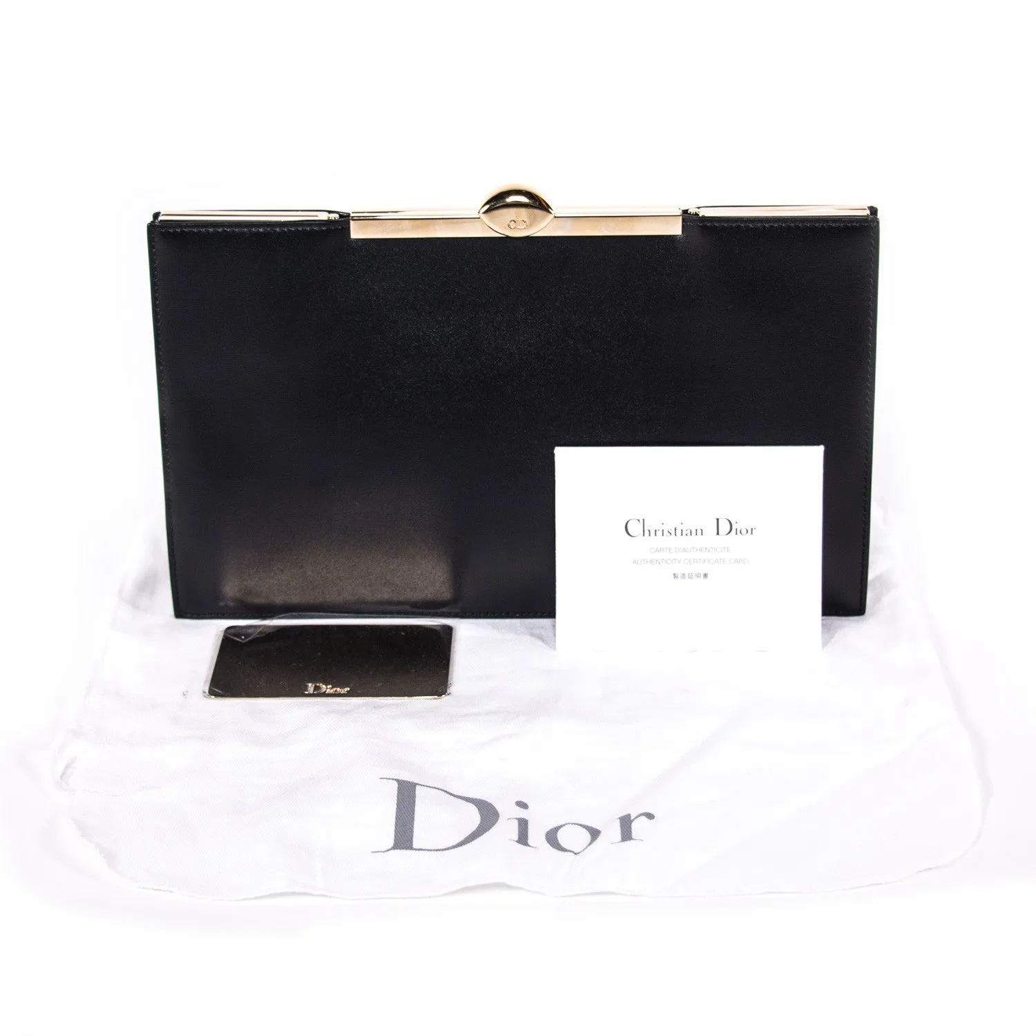 Christian Dior Box Clutch Bag