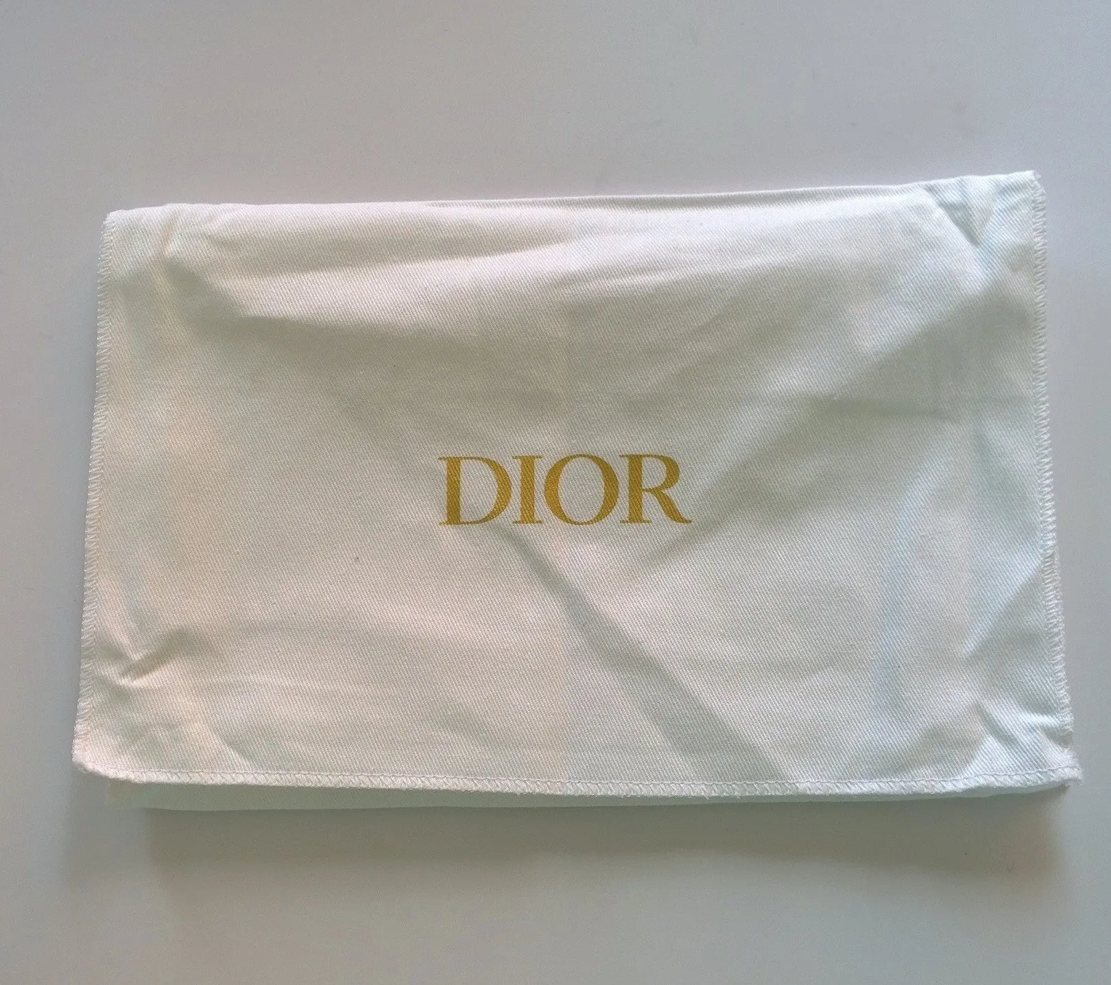 Christian Dior Saddle Long Wallet Clutch Pouch in Blue Leather