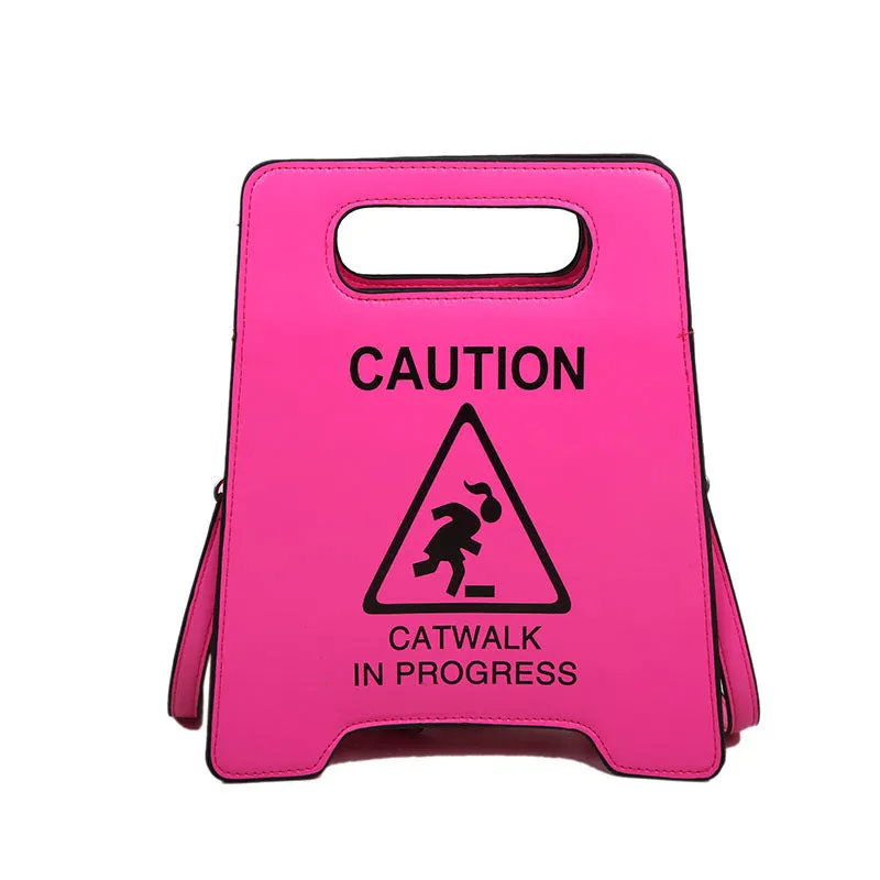 Creative stop sign no driving messenger bag（AB2064）