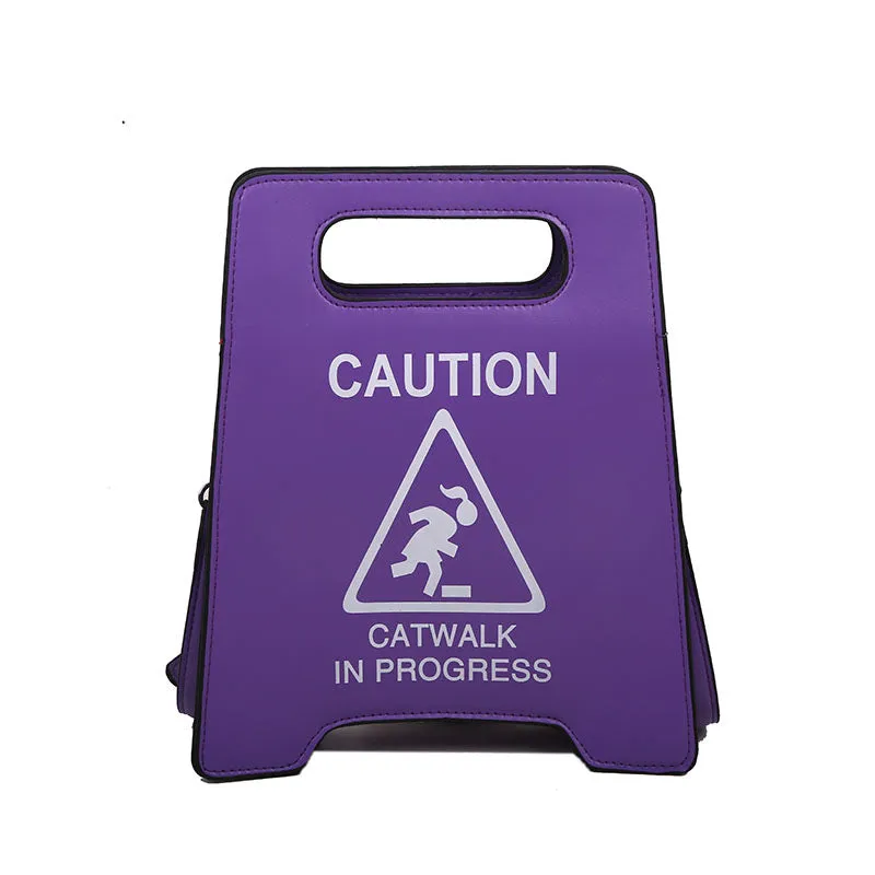 Creative stop sign no driving messenger bag（AB2064）