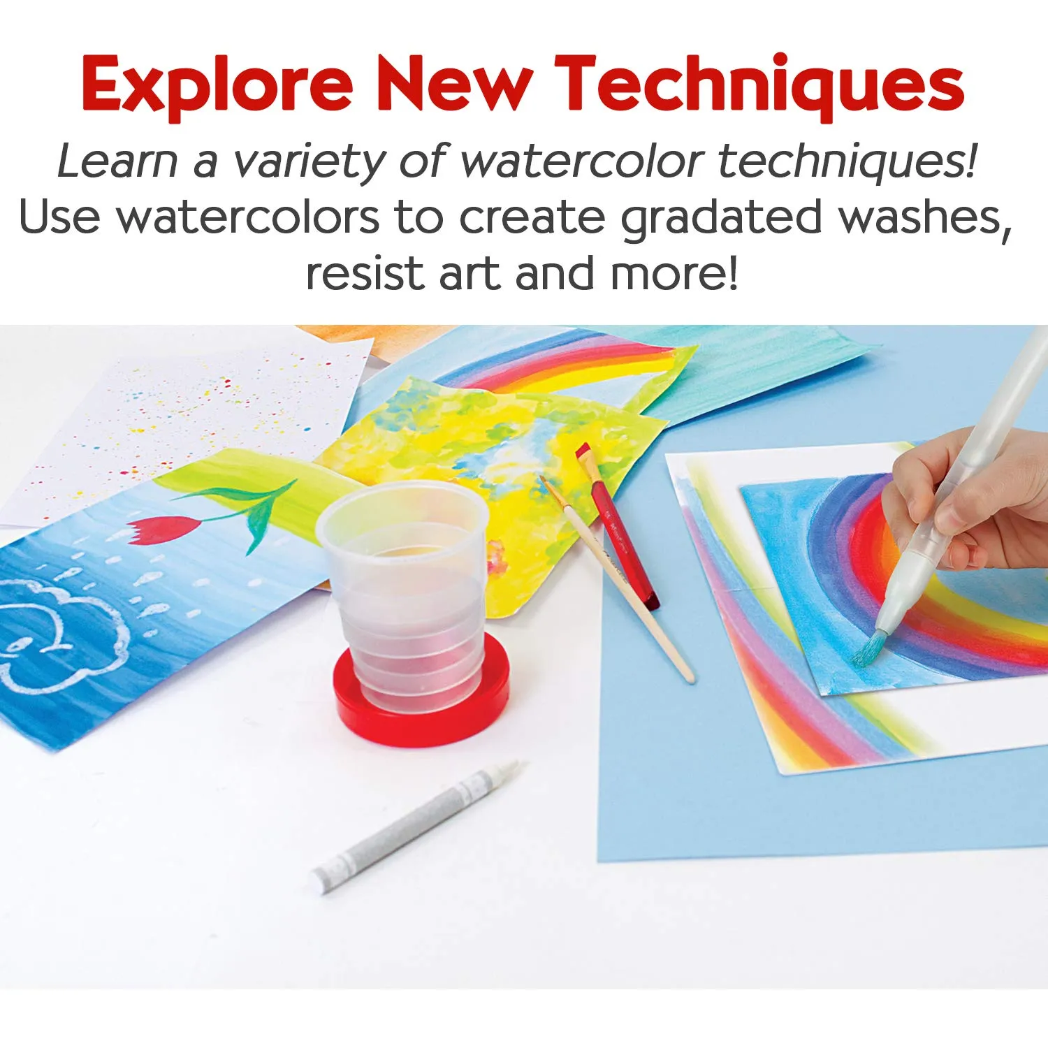 Creativity for Kids 14332 Young Artist Learn to Watercolor Set