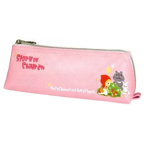 Crux Story of Children Pen Case: Little Red Ridding Hood