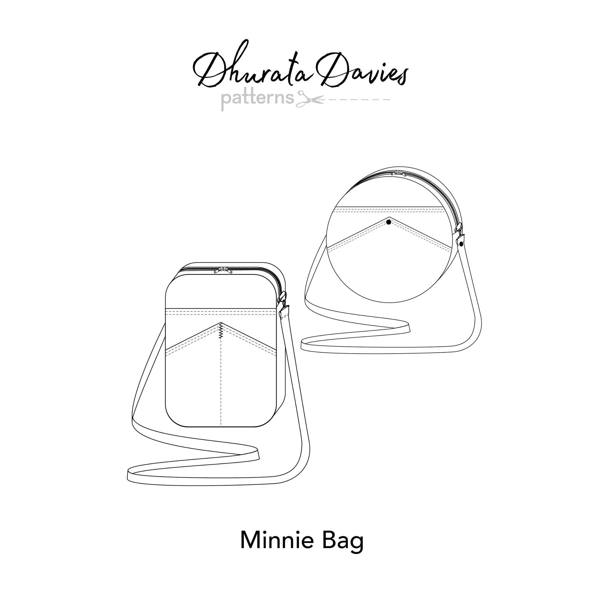 Dhurata Davies - Minnie Bag - Paper Sewing Pattern