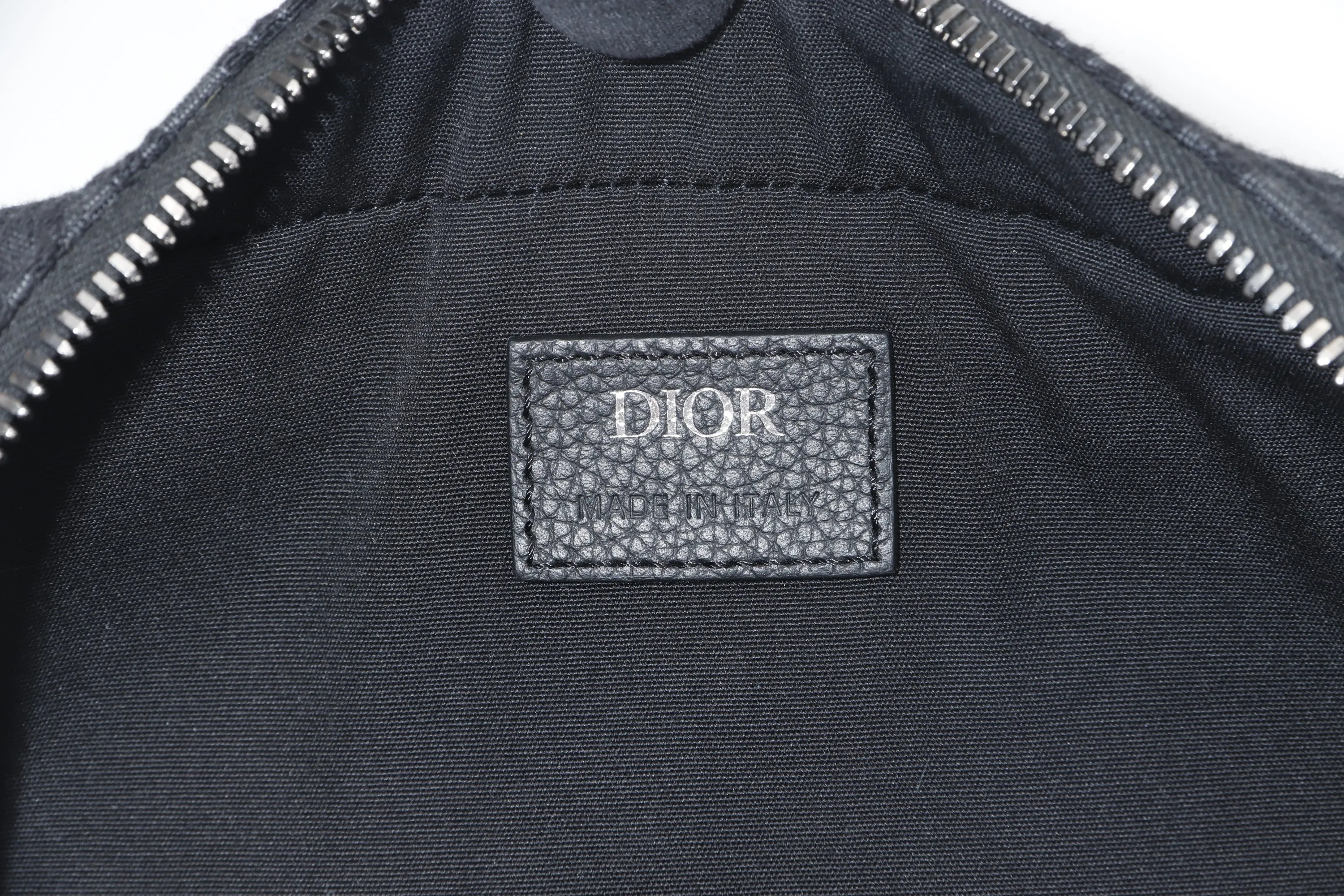 DIOR SAFARI MESSENGER (23-BO-1212) BLACK OBLIQUE JACQUARD SILVER HARDWARE, WITH STRAP, DUST COVER & BOX