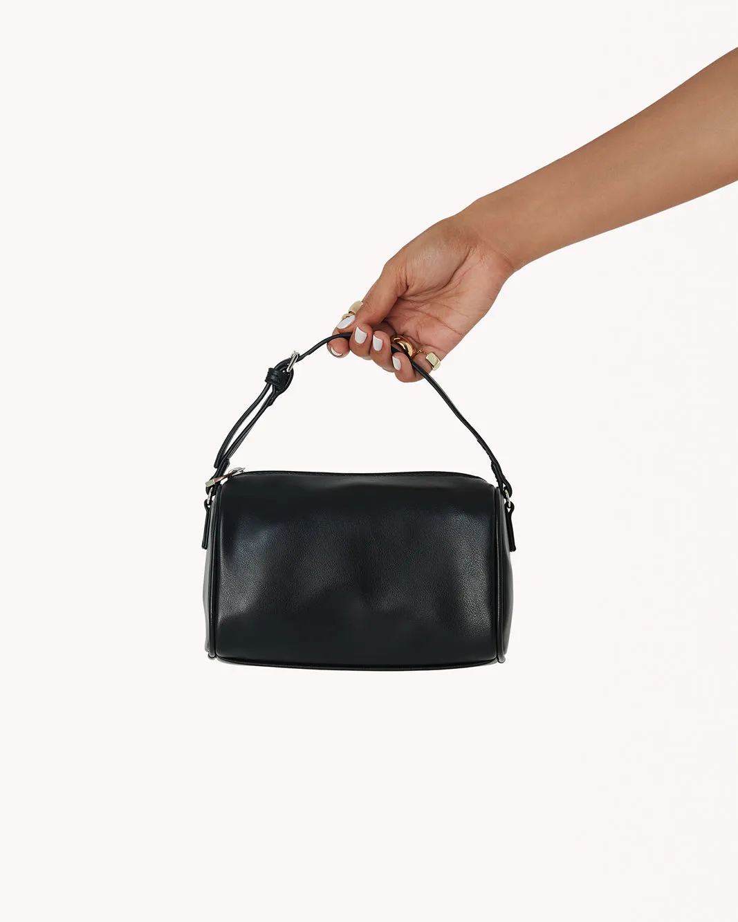 DONNA HANDLE BAG - BLACK