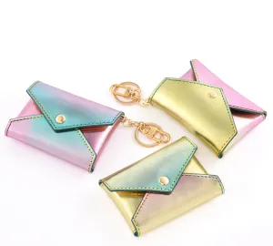 Dream Collection - Rainbow Lambskin Leather - Mini Envelope