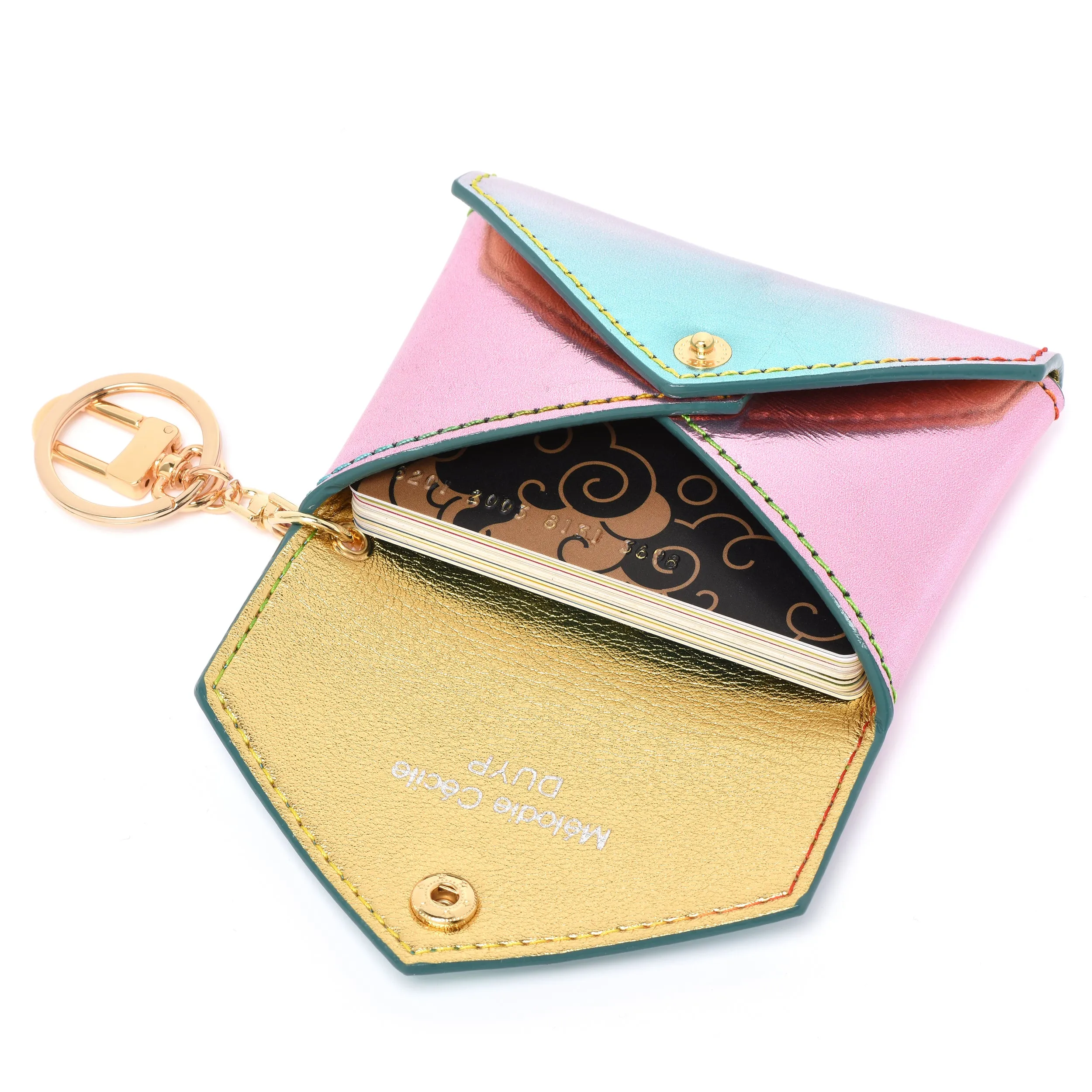 Dream Collection - Rainbow Lambskin Leather - Mini Envelope