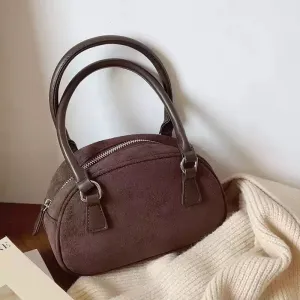 Elena Handbags Small Modern Saddle Bag