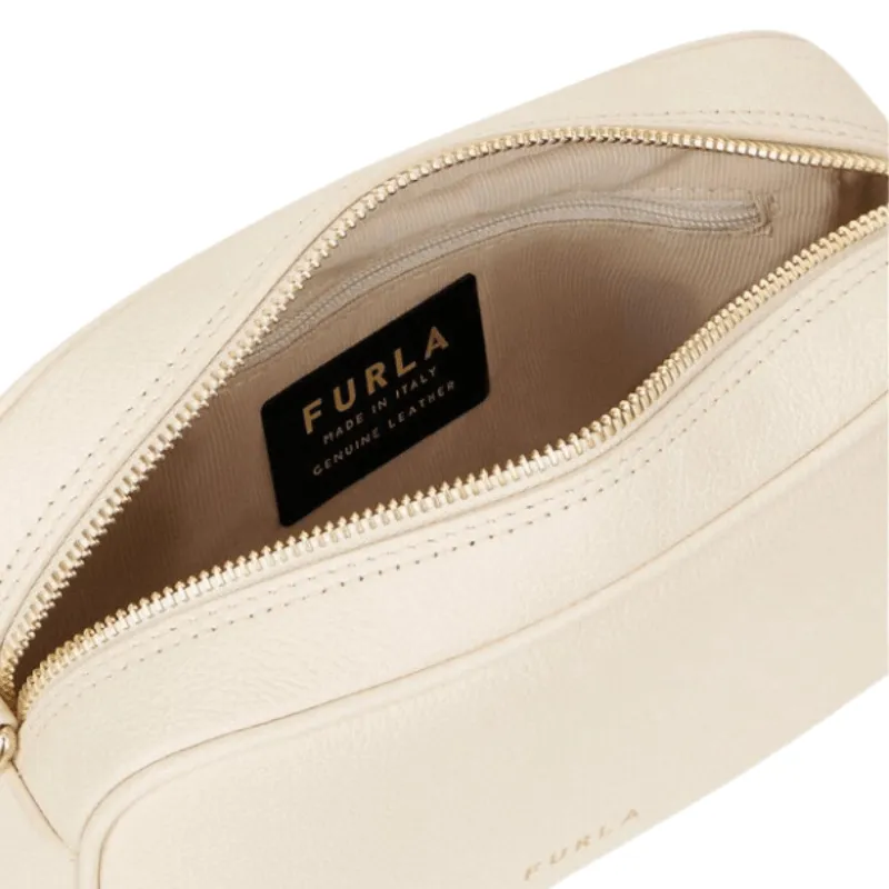 Furla Real Mini Camera Case - Vitello White