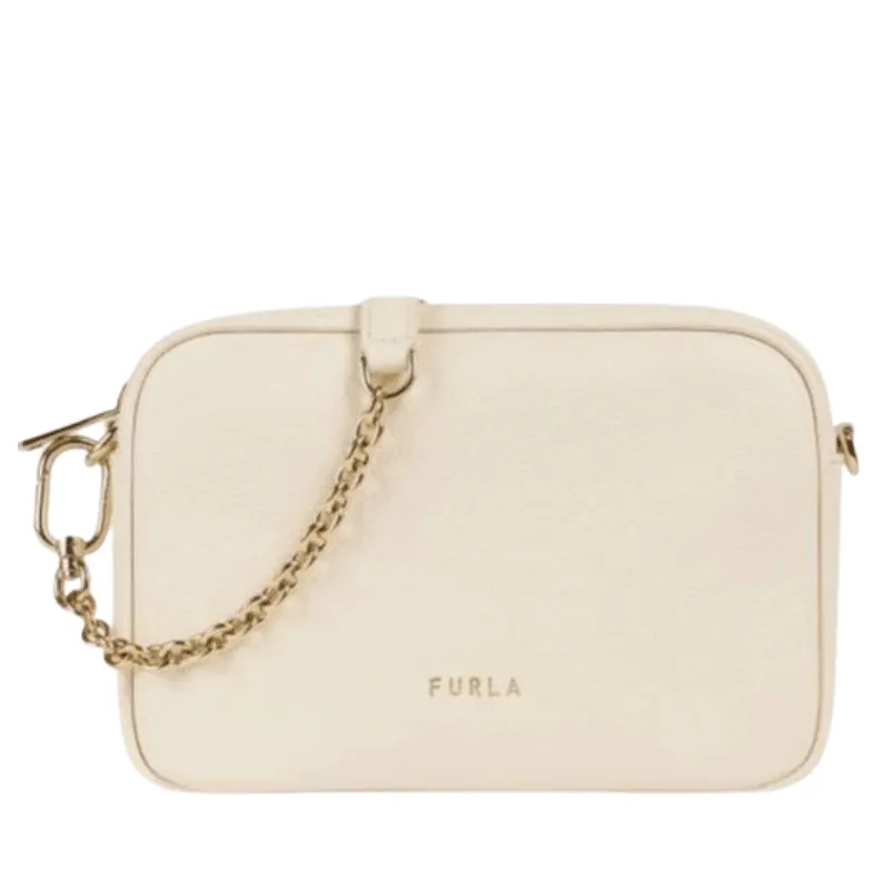 Furla Real Mini Camera Case - Vitello White