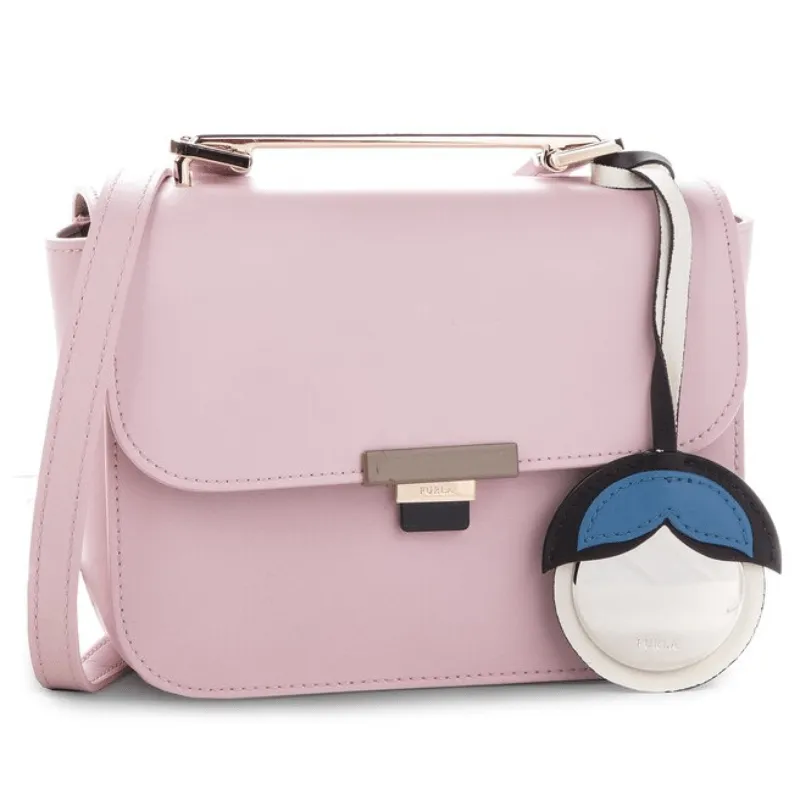 Furla Small Crossbody Elisir Bag - Camelia E Pink