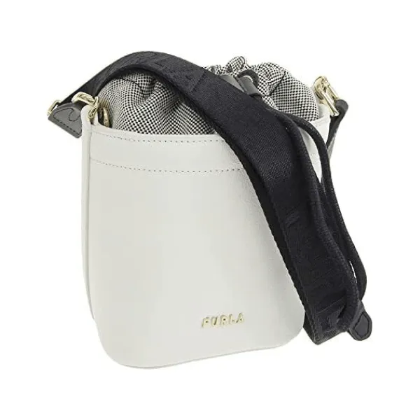 Furla Vertigine Mini Bucket Bag - Talco Nero