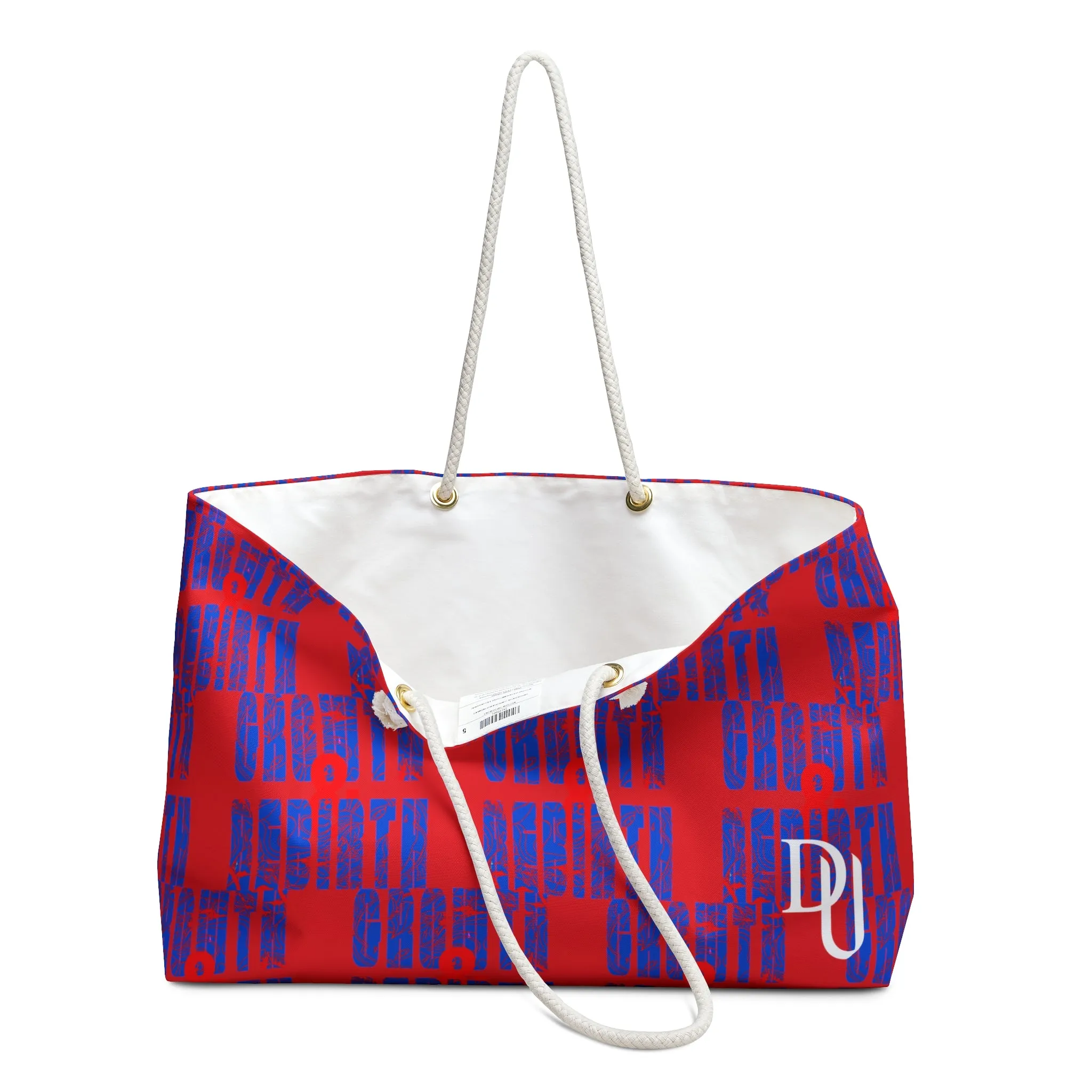 G&R Red Print Weekender Bag