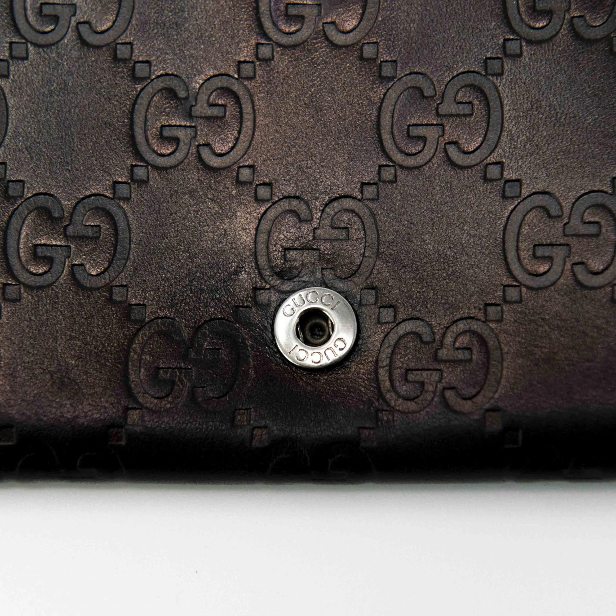 Gucci Brown GG Continental Long Wallet