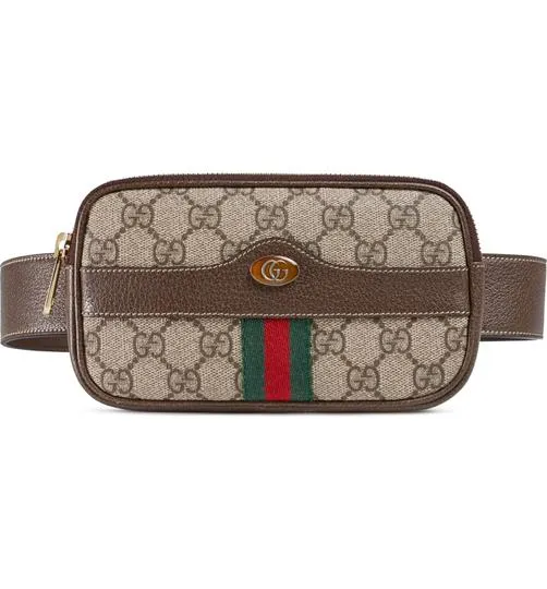 Gucci Ophidia Belt Small Brown Gg Supreme Canvas Messenger Bag