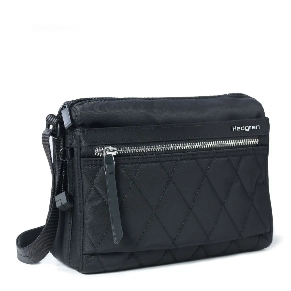 Hedgren Eye Crossbody Bag RFID Quilted Black