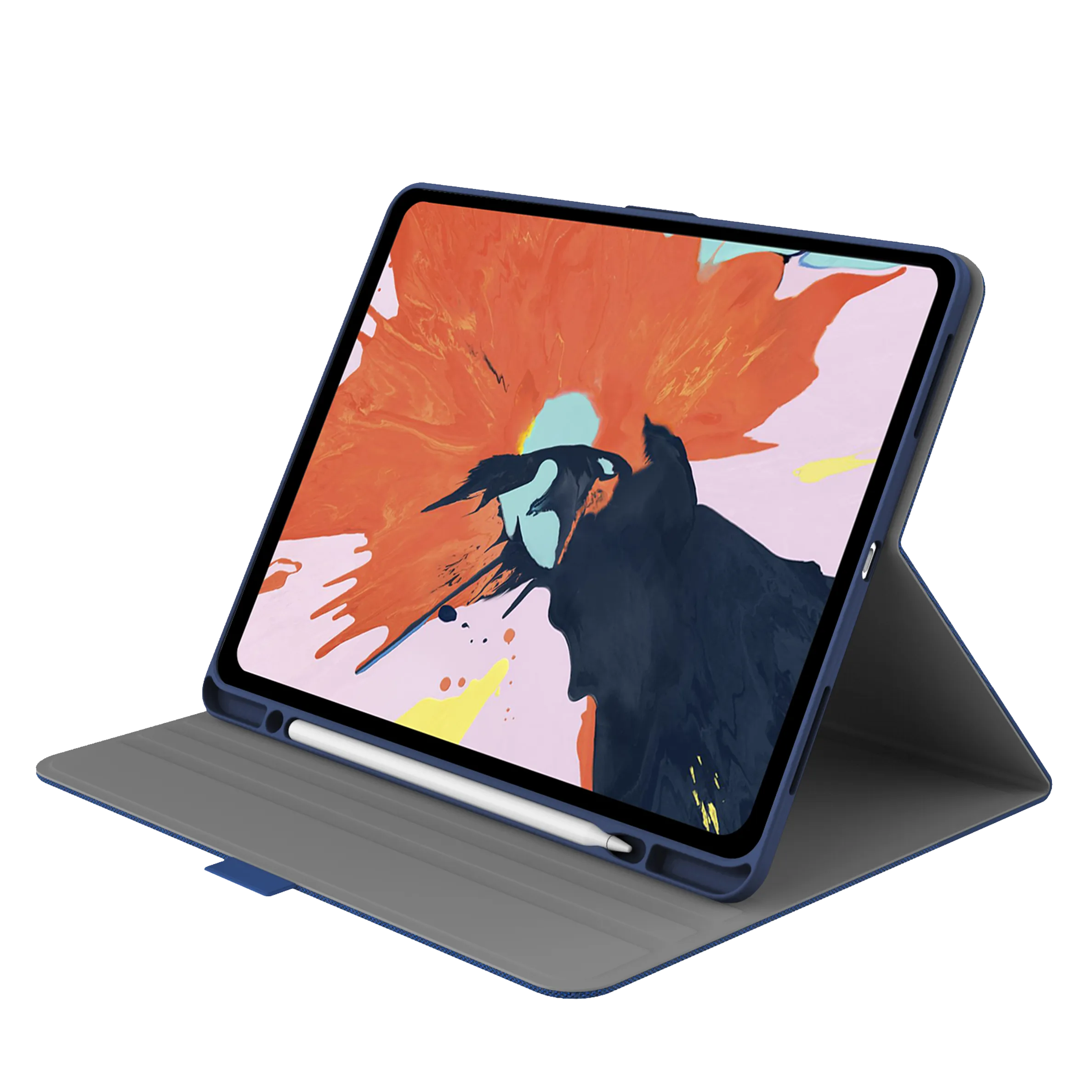 iPad Pro 12.9" Case with Apple Pencil Holder - Navy (2018)