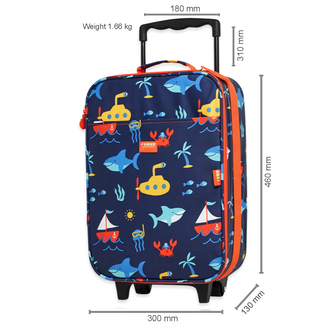 Kids' 2 Wheel Suitcase — Anchors Away