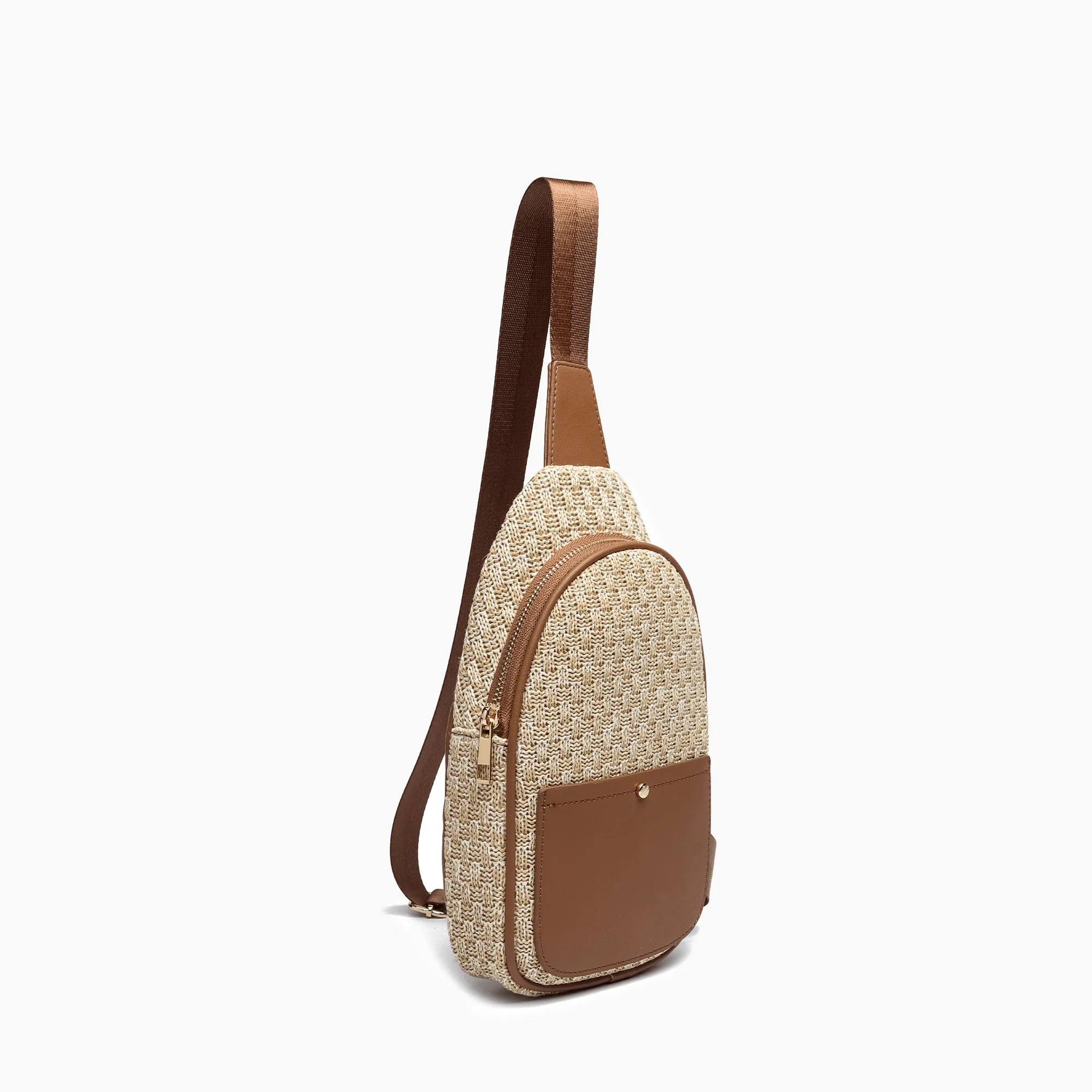 Lily Straw Small Crossbody Sling Bag