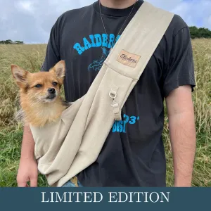 Limited Edition Sandstone Tweed Dog Sling