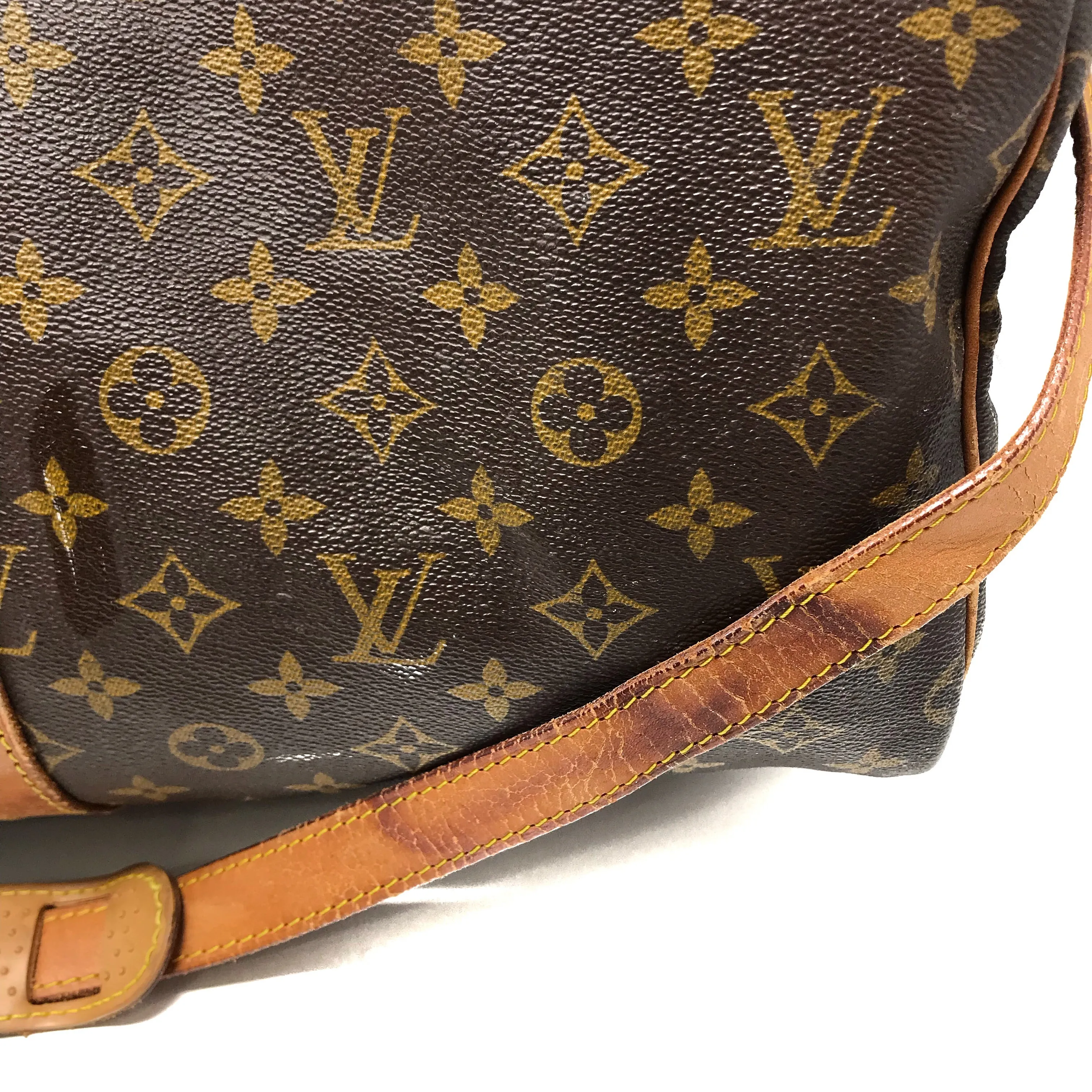 Louis Vuitton Monogram Keepall Travel Duffel Bag Size 55