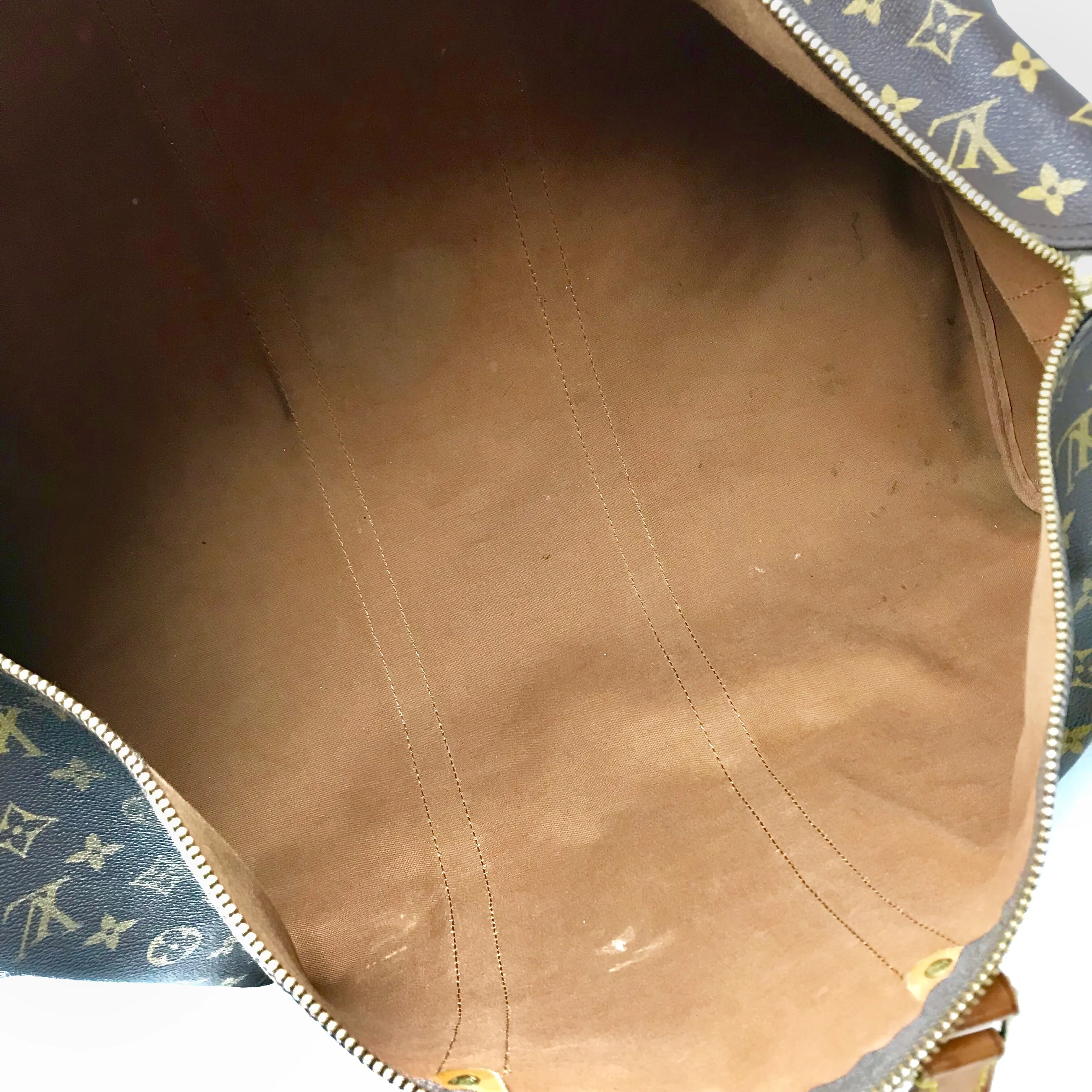 Louis Vuitton Monogram Keepall Travel Duffel Bag Size 55