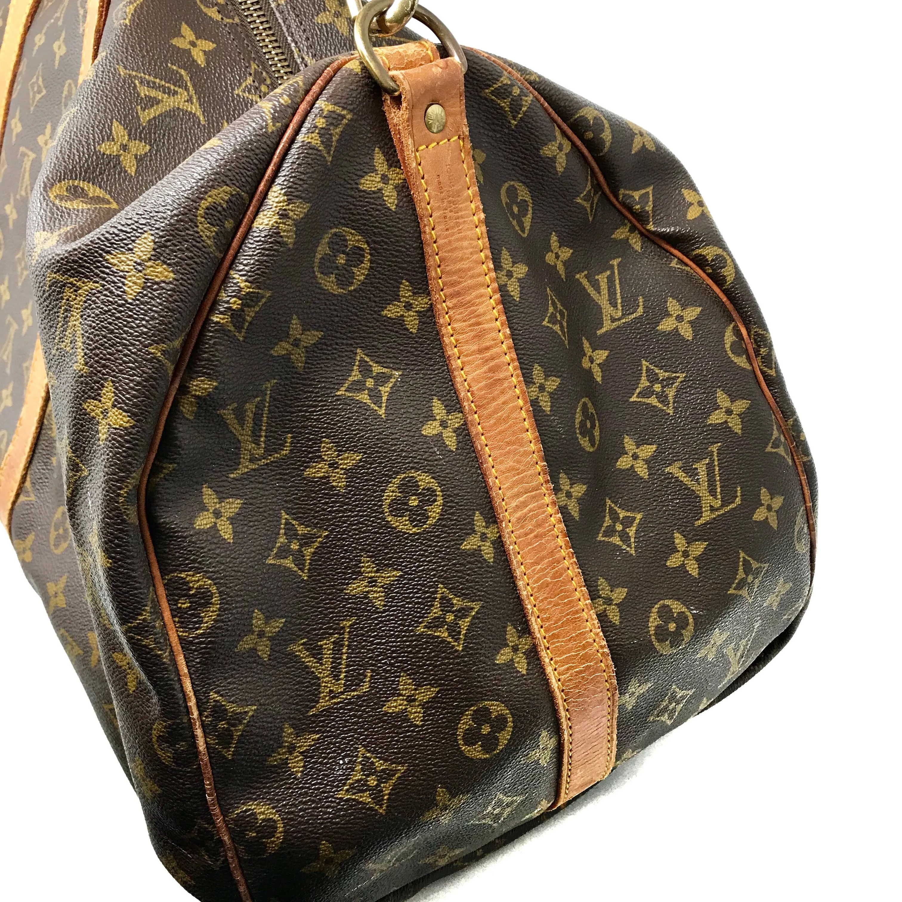 Louis Vuitton Monogram Keepall Travel Duffel Bag Size 55